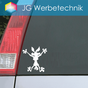 Wile E. Coyote Fun-Aufkleber / Dellen-Sticker